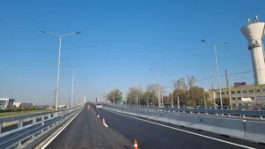 Teste de rezistență la pasajul intermodal de pe Calea Borșului-39 Foto: CJ Bihor