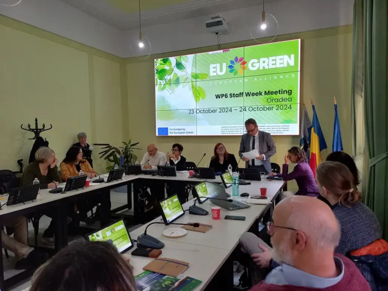 Universitatea din Oradea „meridianul zero” al proiectelor EU GREEN privind mobilitățile academice și relații internaționale