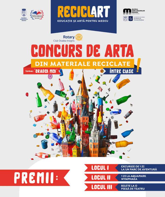 Concurs creativ pe tema reciclării pentru elevii orădeni