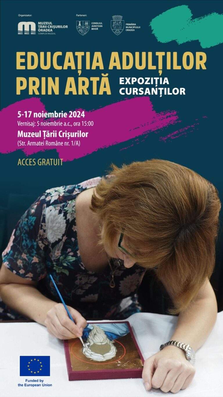 Educația adulților prin artă: expoziția cursanților