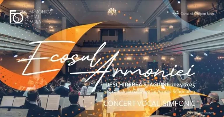 Stagiunea filarmonicii orădene începe joi, cu un concert vocal-simfonic grandios