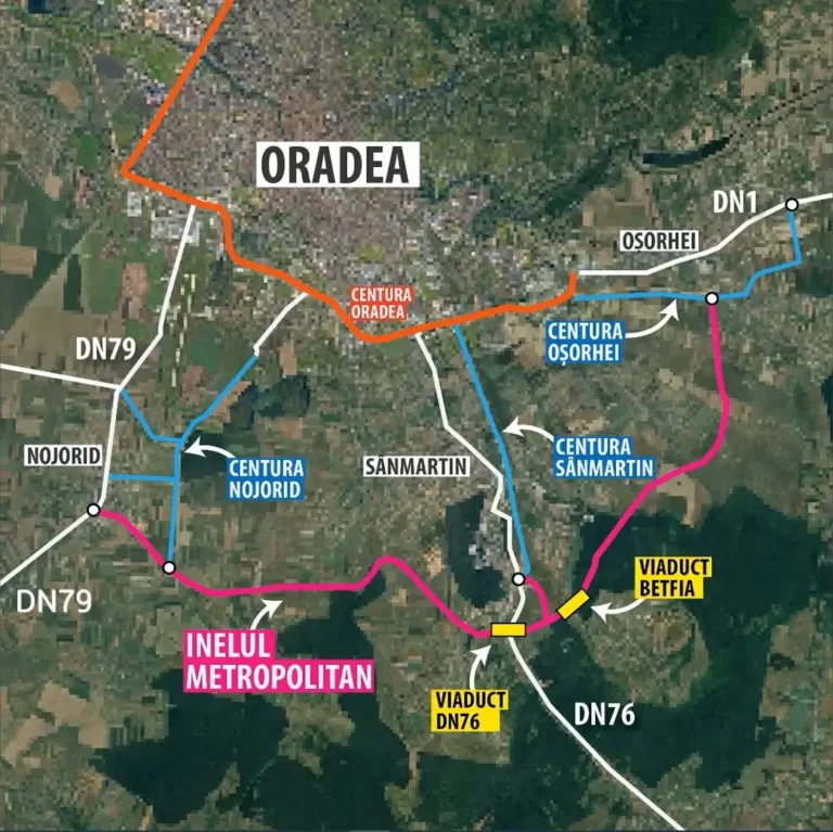 Lucrările la inelul rutier metropolitan au ajuns la 90%