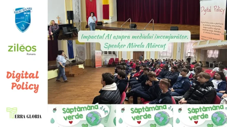 „Săptămâna Verde”, la Liceul Greco-Catolic Iuliu Maniu Oradea. Elevii învață despre impactul tehnologiei asupra mediului