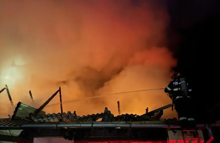 Incendiu la o casă din Pocioveliște. Atenție la amplasarea coșurilor de fum