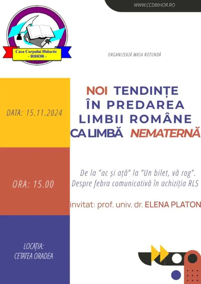 Masă rotundă dedicată profesorilor de limba română