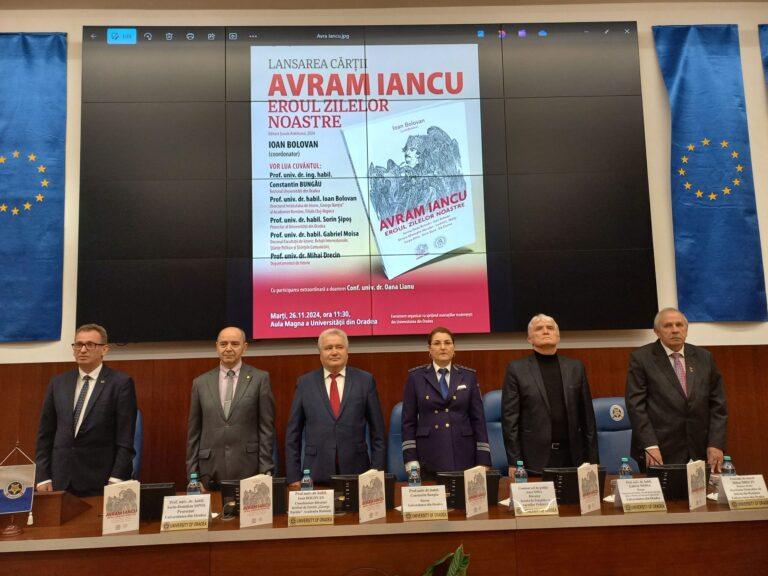 Volumul colectiv ,,Avram Iancu, eroul zilelor noastre”, lansat la Universitatea din Oradea
