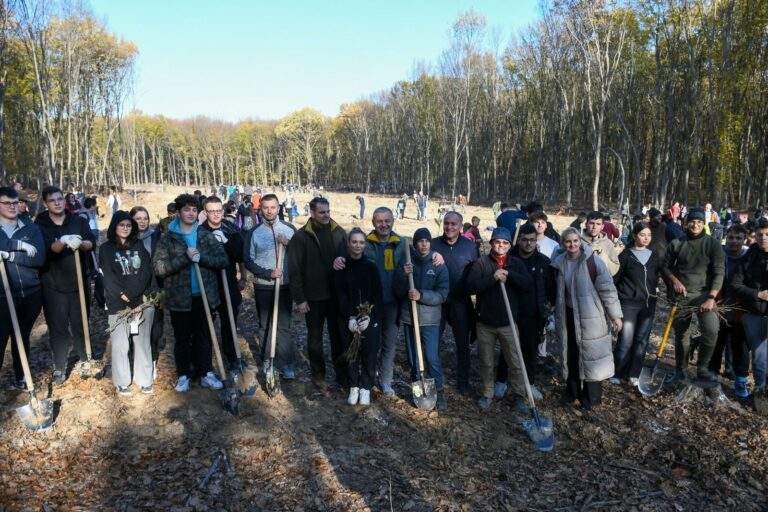 Mii de puieți au fost sădiți la Apateu și Valea lui Mihai într-o amplă acțiune de voluntariat