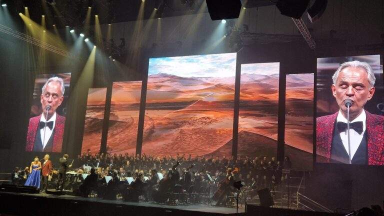 Andrea Bocelli a fermecat aproape 6000 de spectatori, duminică seara, la Oradea Arena