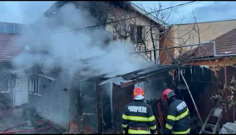 Cauza incendiului care a pus în pericol mai multe case din Oradea