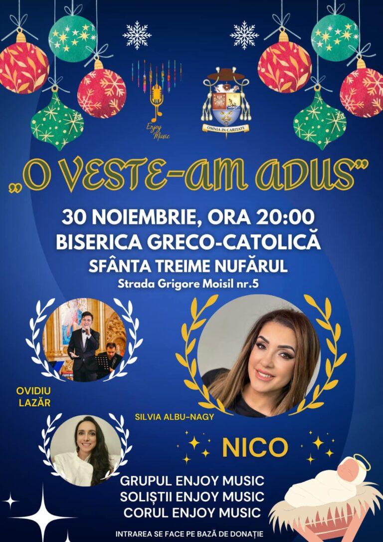 Artista Nico vine să colinde la Oradea