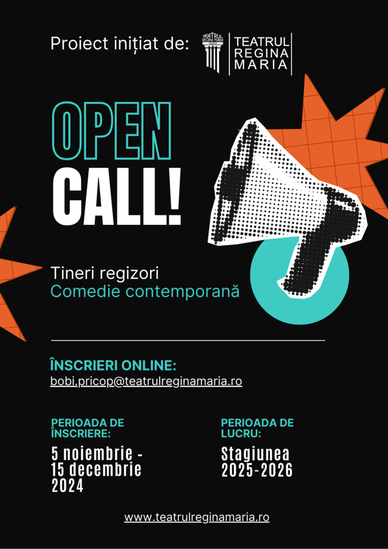 Open Call adresat tinerilor regizori din România