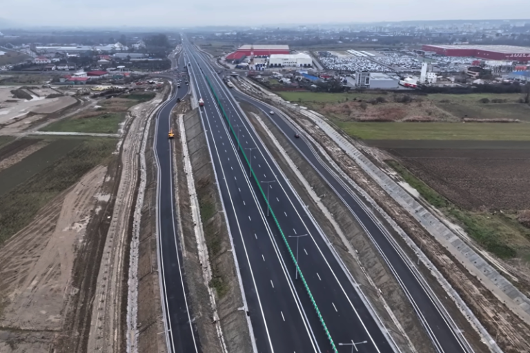 Se deschide o nouă bucată de autostradă: Se reconfigurează intersecția de la capătul A1 București – Pitești – VIDEO