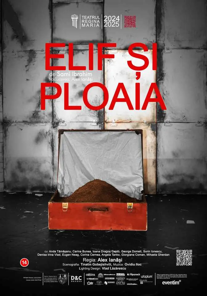 Teatrul Regina Maria încheie anul 2024 cu o premieră națională: ELIF ȘI PLOAIA de Sami Ibrahim