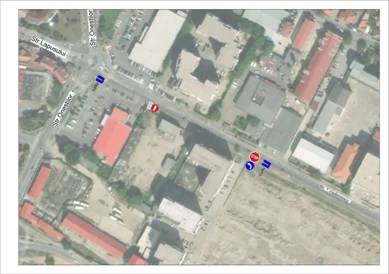 Se redeschide circulația pe strada Tudor Vladimirescu, sensul Primărie – Bulevardul Decebal, începând de mâine, ora 10:00
