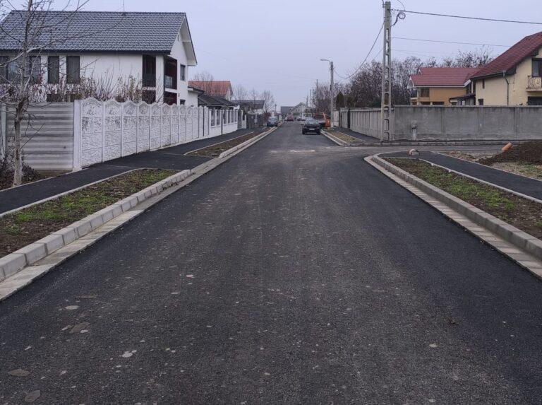 A fost turnat primul strat de asfalt pe strada Bunyitai Vince