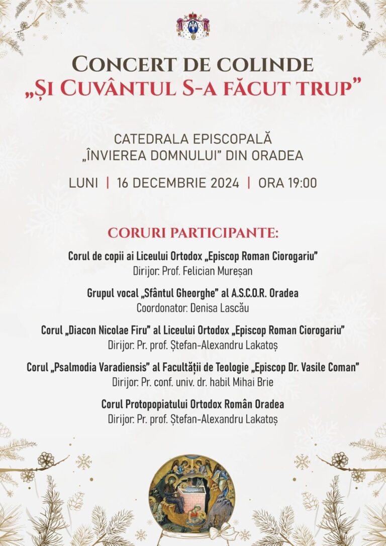 Concert de colinde la Catedrala Episcopală „Învierea Domnului”