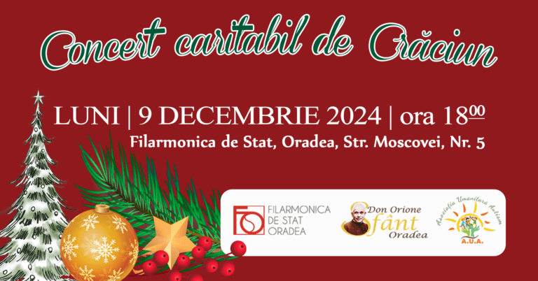 Concert caritabil de Crăciun: „Oferim speranță copiilor cu autism”