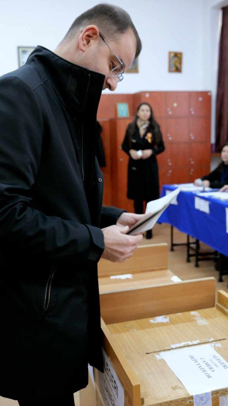 Gabriel Traian Ghilea: „Am votat cu gândul la cei trei copii ai mei și la toți copiii României”