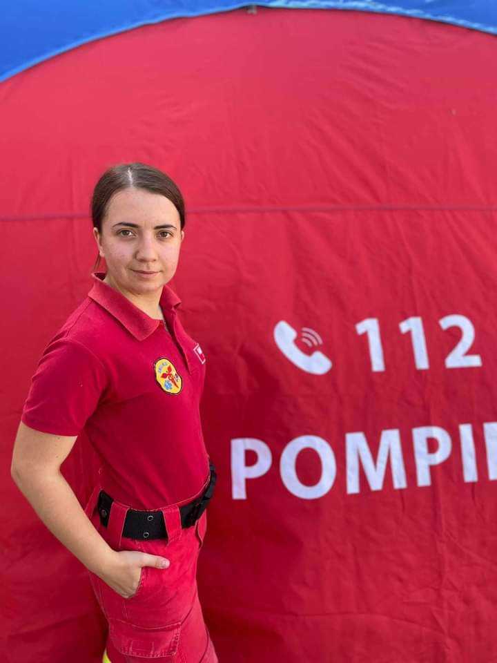 Pasiune, curaj și devotament. Povestea celei mai active voluntare ISU Bihor, care a ales să salveze vieți