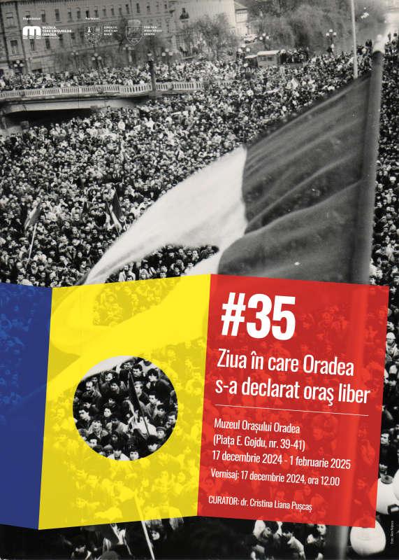 „#35 – Ziua în care Oradea s-a declarat oraş liber” – expoziţie despre Revoluţia din 1989
