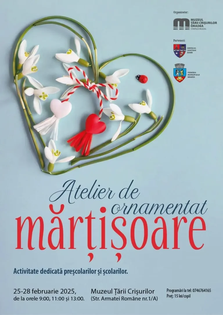 Atelier de ornamentat mărțișoare