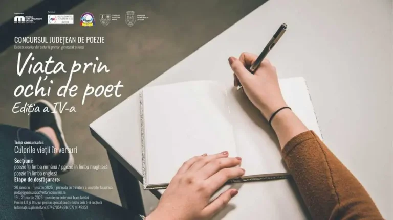 Concursul județean de poezie „Viața prin ochi de poet” – ediția a IV-a