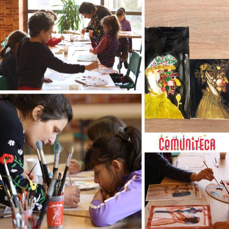 Ateliere de pictură gratuite pentru copii, la Comuniteca