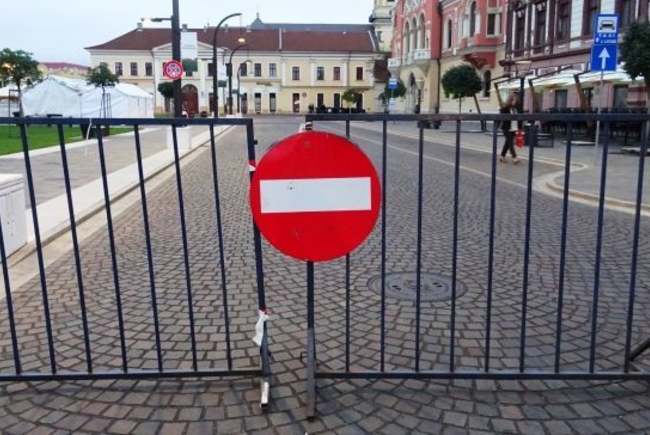 Noi restricții de trafic în centrul Oradiei, avizate de Comisia de circulație