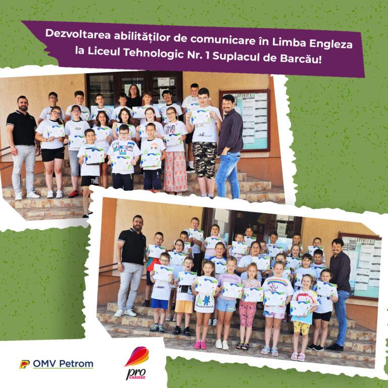 Tabără de limbă engleză la Liceul Tehnologic Nr. 1 Suplacu de Barcău
