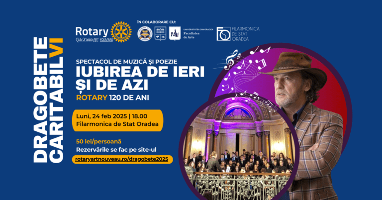 Dragobete caritabil, la Filarmonica din Oradea