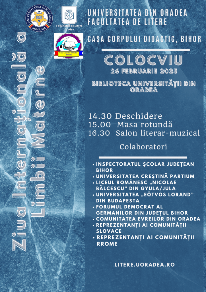 „Ziua Internațională a Limbii Materne”, sărbătorită la Facultatea de Litere din Oradea