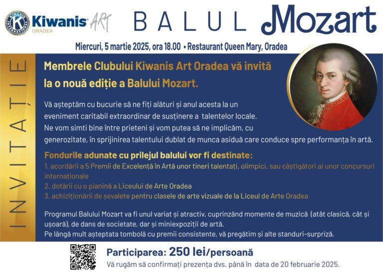 Balul Mozart, în sprijinul olimpicilor și al copiilor talentați