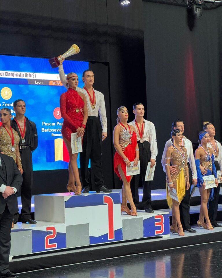 Paul Pascar și Melani Bartosevic, medalie de bronz pentru România la Campionatul European U21 Latino