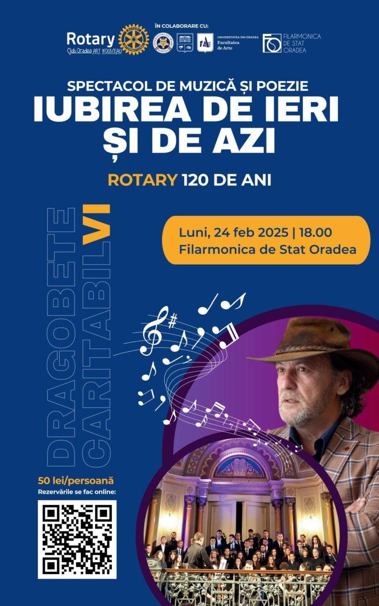 Rotary Club Oradea Art Nouveau organizează Dragobete Caritabil – „Iubirea de ieri și de azi”
