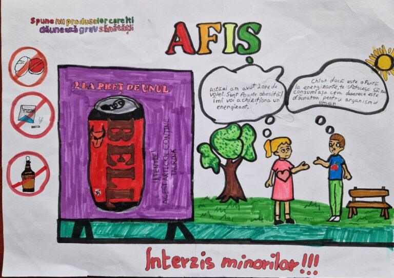 Concurs Național „Alege! Este dreptul tău!”, etapa pe școală. Elevii au fost foarte creativi