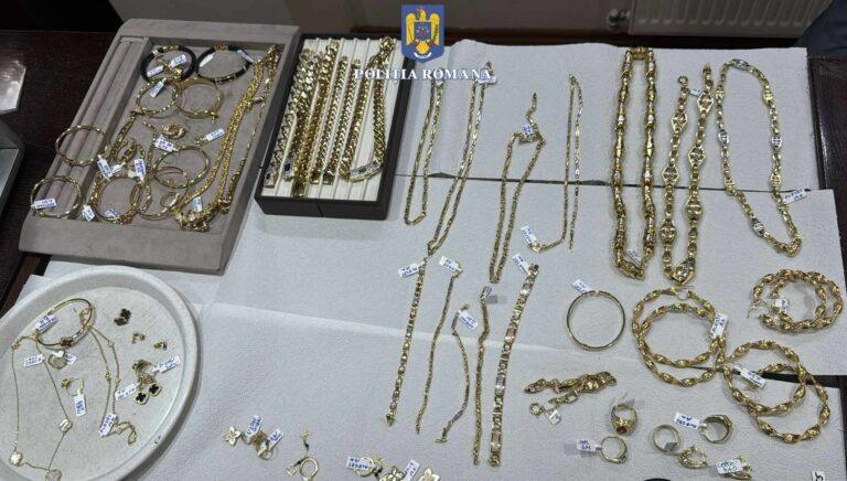 10 percheziții, într-un dosar de bijuterii contrafăcute. Prejudiciu de peste 5 milioane de lei
