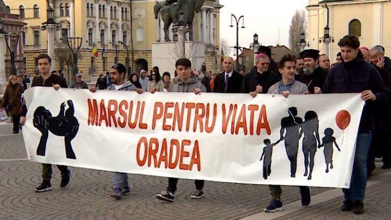 Marșul pentru Viață 2025, organizat la Oradea: „Fiecare om contează”