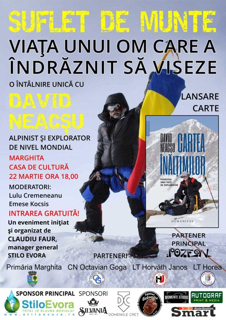Exploratorul David Neacșu se întâlnește cu bihorenii la Marghita