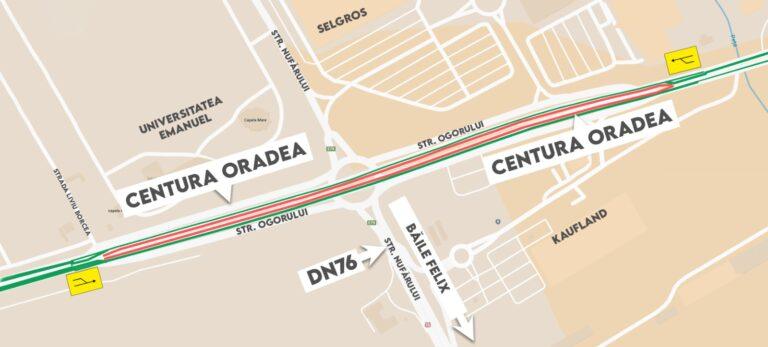 Restricții de circulație pe pasajul rutier de pe strada Ogorului