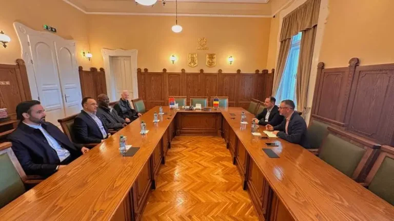 Italieni, în vizită la Primăria Oradea