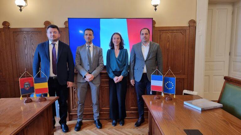 Vizita unei delegații a Ambasadei Franței și a Institutului Francez la Primăria Oradea