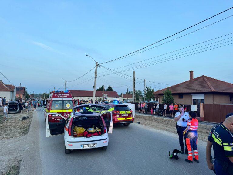 Grav accident rutier la Salonta: un tânăr motociclist a decedat după o coliziune cu un autoturism