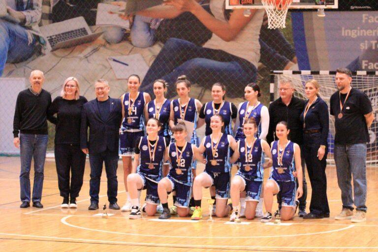 Universitatea din Oradea, medaliată cu bronz în cadrul Campionatului Național de Baschet Feminin