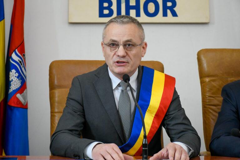 Mircea Mălan a depus jurământul de președinte al Consiliului Județean Bihor