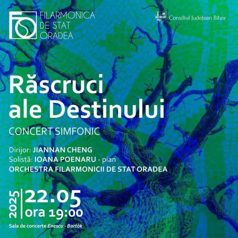 „Răscruci ale Destinului” – concert simfonic extraordinar la Filarmonica din Oradea