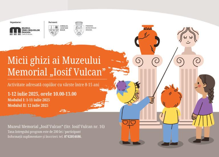 Școala de vară: Micii ghizi ai Muzeului Memorial „Iosif Vulcan”