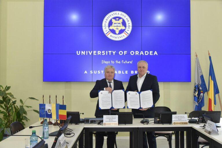 Acord de colaborare între UO și Universitatea Națională Uzhhorod din Ucraina