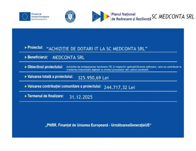 „PNRR: Fonduri pentru România modernă și reformată!”