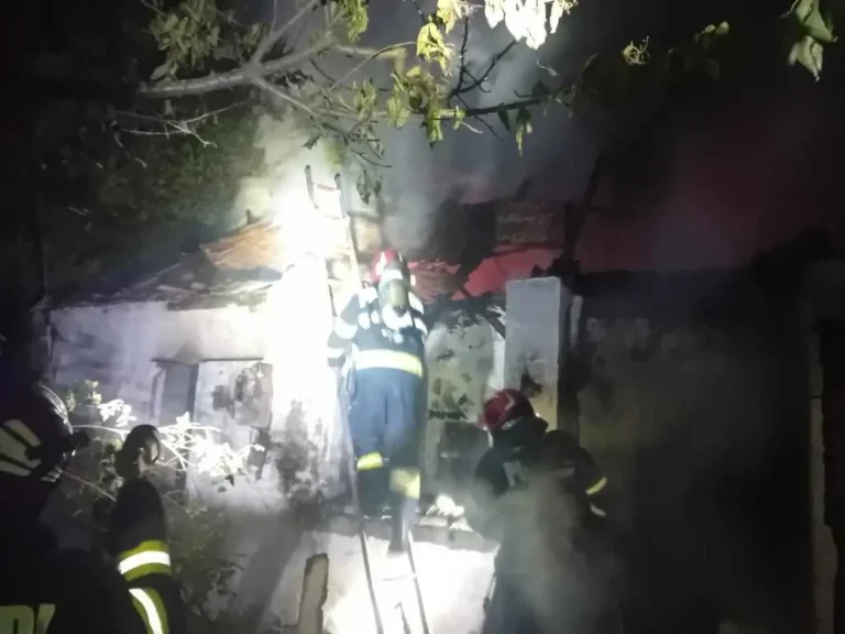 Un bărbat a fost rănit într-un incendiu la Diosig