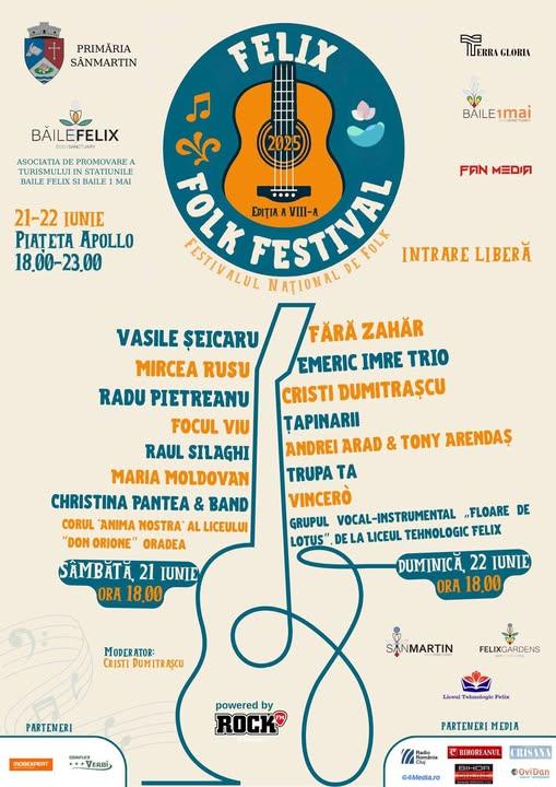 Folk sub cerul liber, în stațiunea Băile Felix